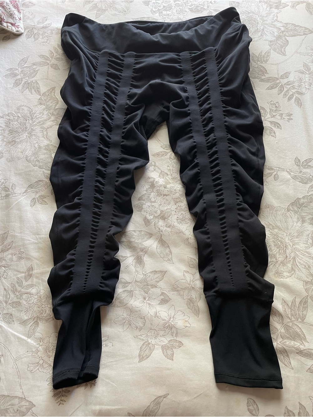 Sweetflexx High Rise Pocket Capri Resistance Leggings‎ 20 Plus Size Black Gym